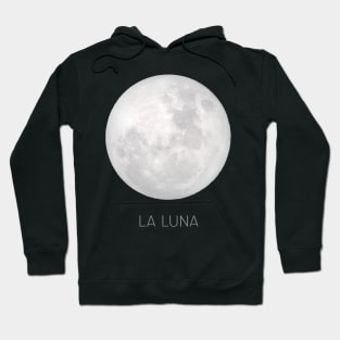 La Luna Full Moon Celestial Art Design Hoodie